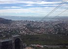 View from the cable car at Table Mountain